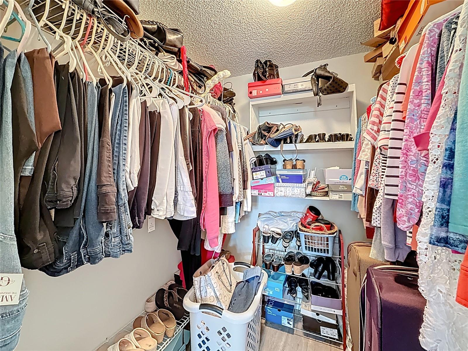 Walk-in master closet