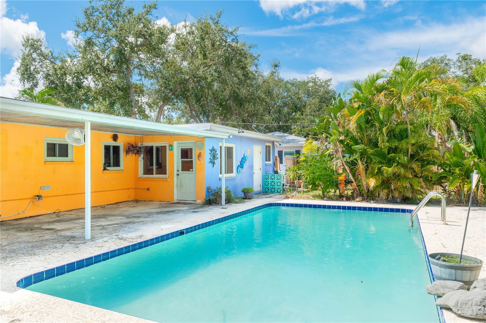 Patio and Swimming Pool