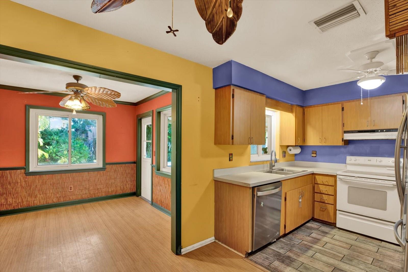 Kitchen and Family Room