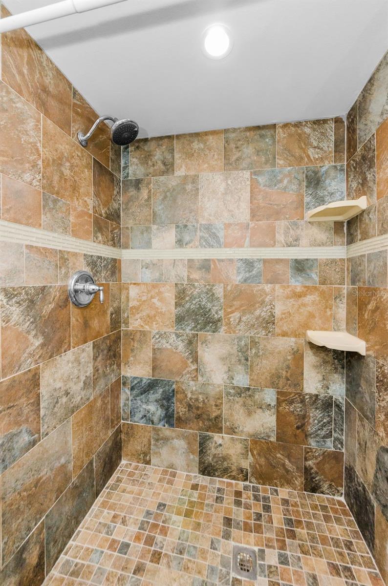Master shower