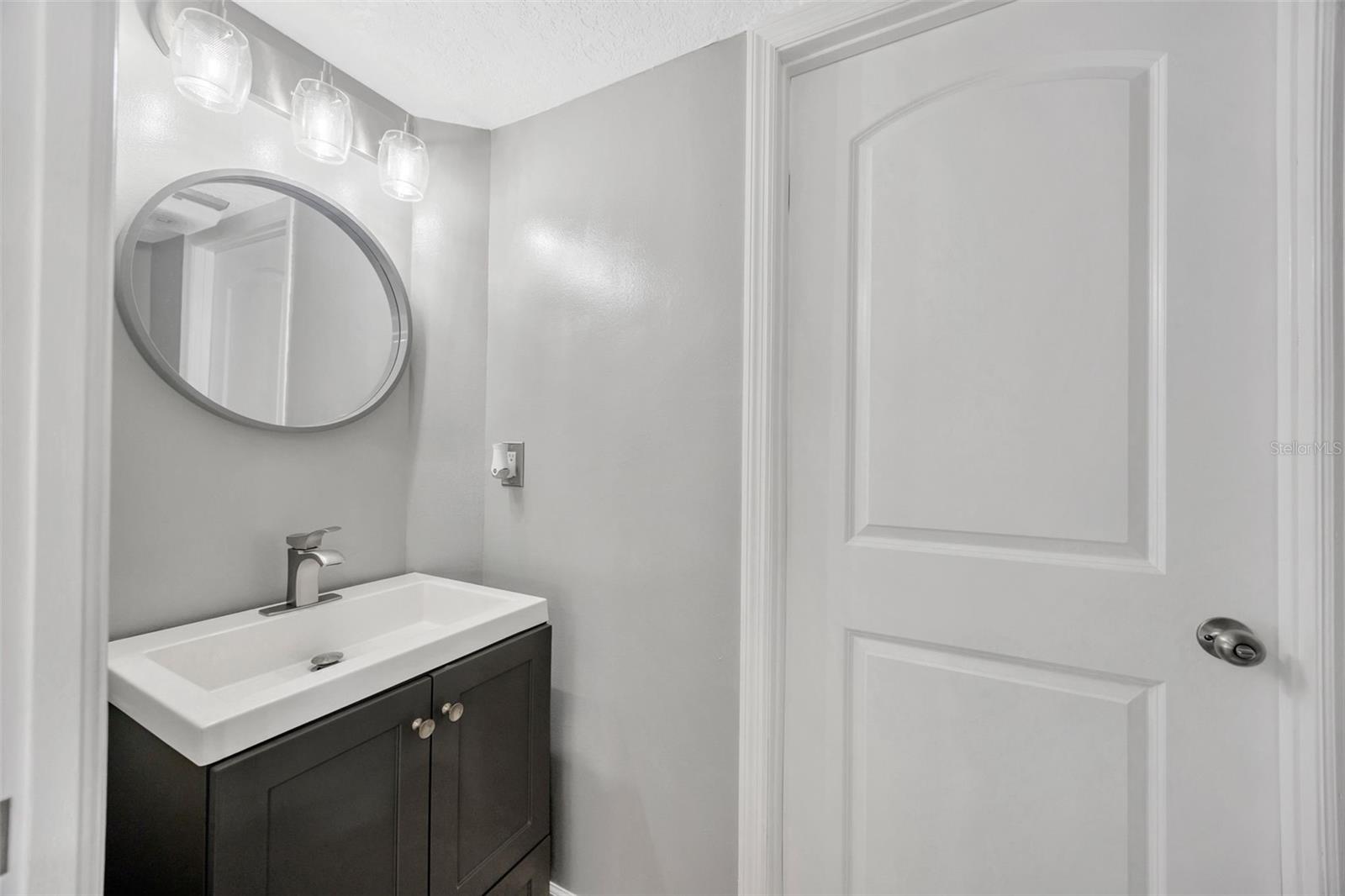 downstairs half bath