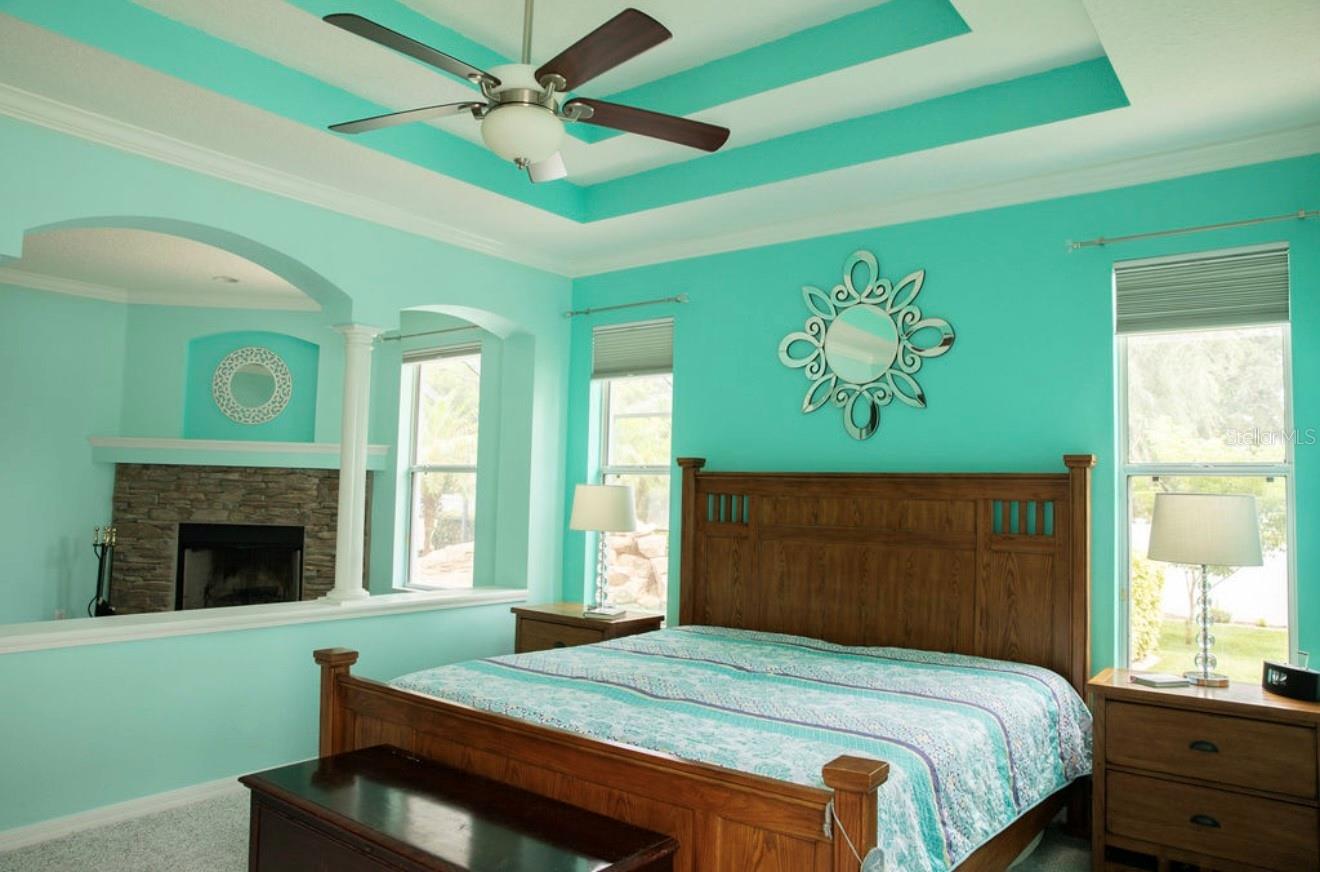 Primary Bedroom with Sitting Area/Fireplace