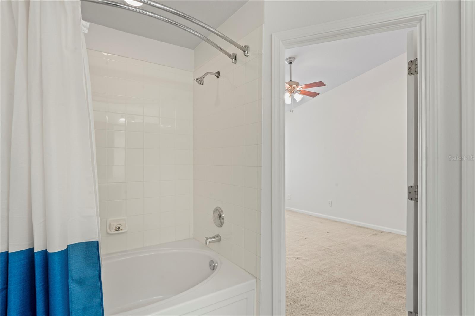 Primary Bathroom tub and shower