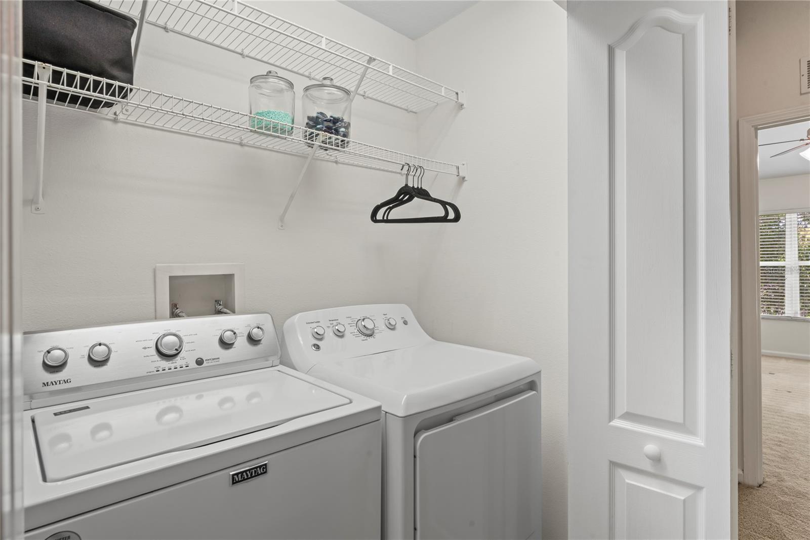 Laundry Closet 2nd floor