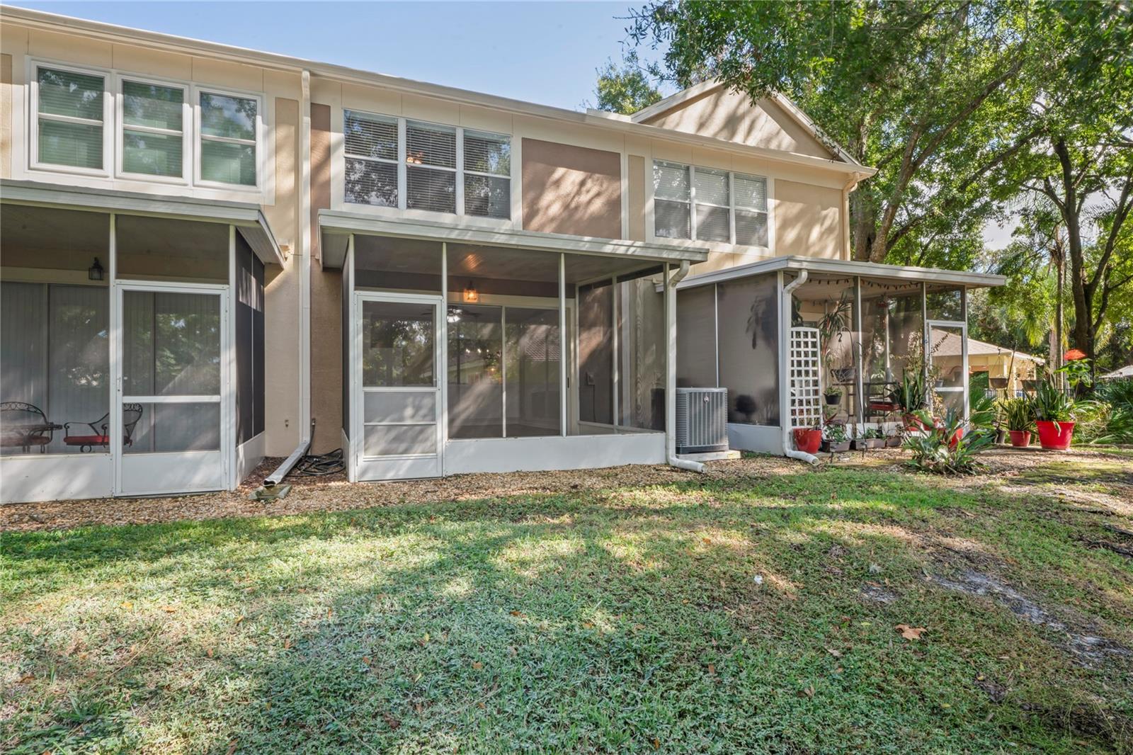 Lanai view from backyard