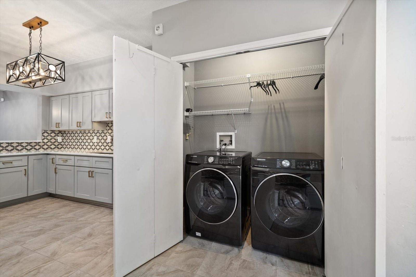 Laundry Closet on main level