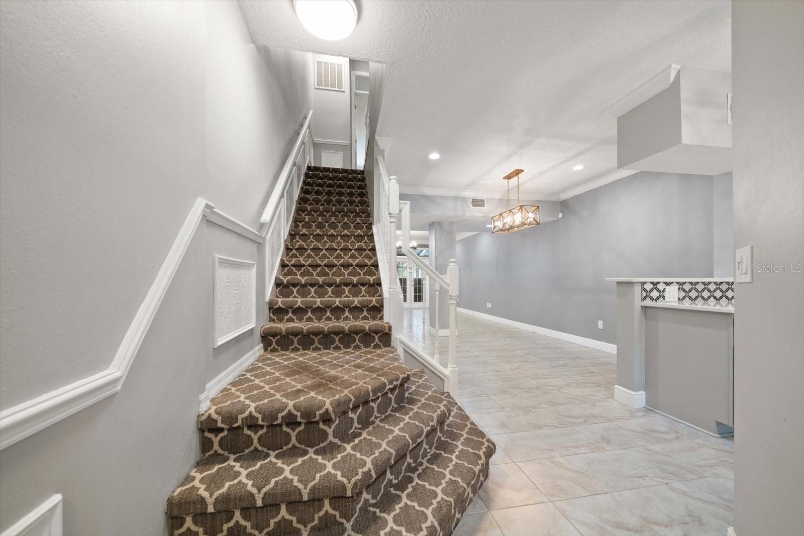 Staircase from main level