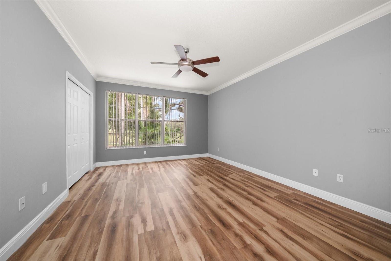 Primary suite on 2nd level