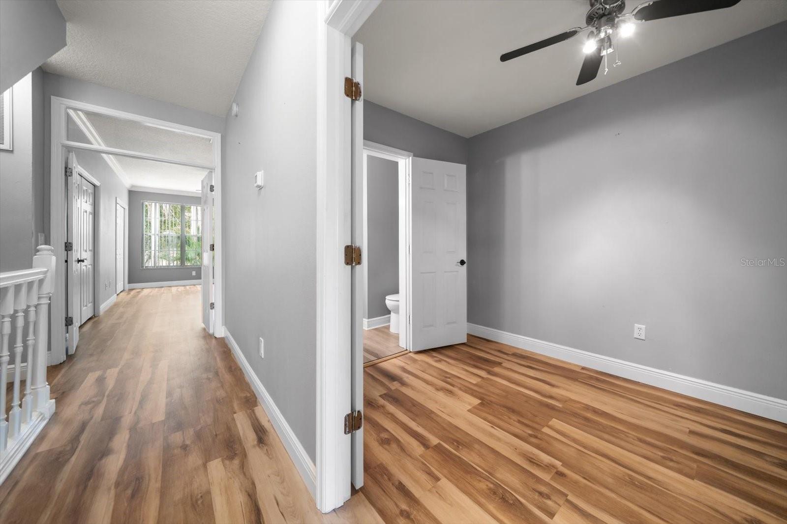 Bonus room off primary ensuite bath; great space for office, den or even a large walk in closet.