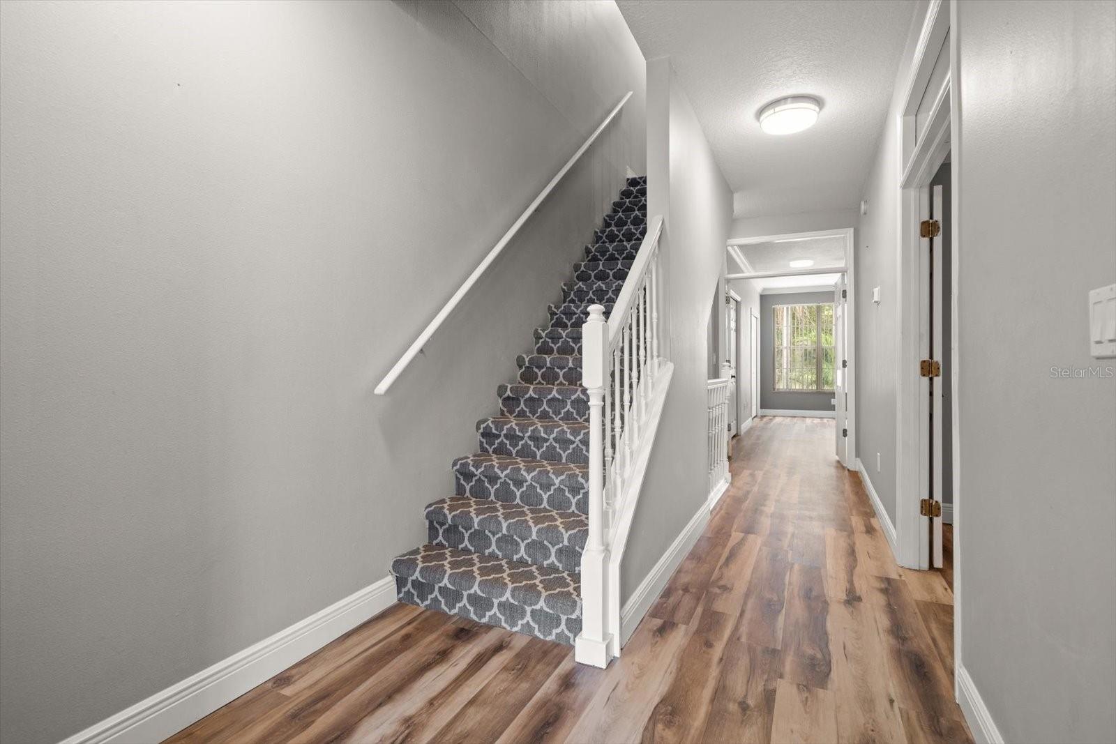 Hallway on 2nd level to 3rd level.