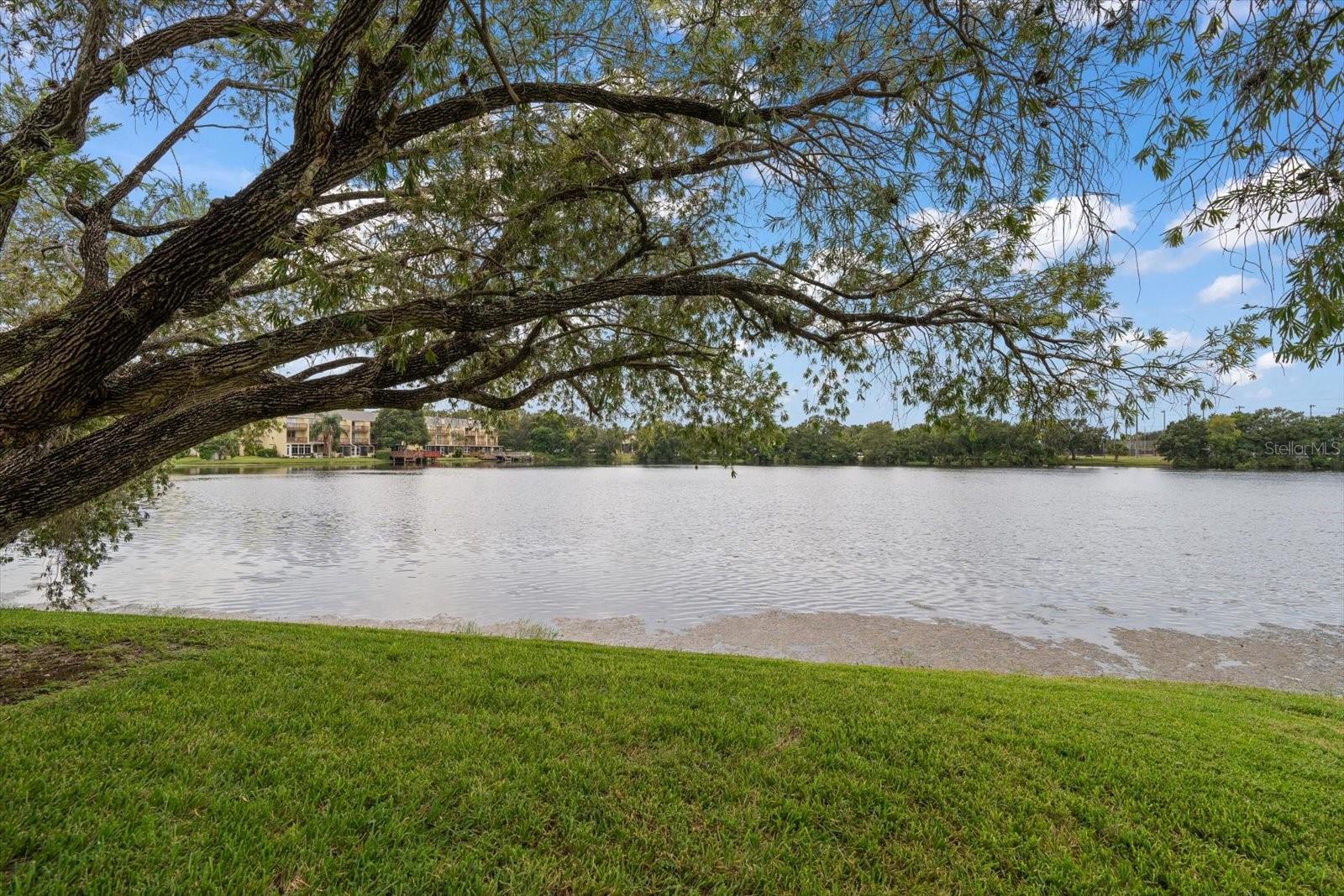 Water view of community lake.