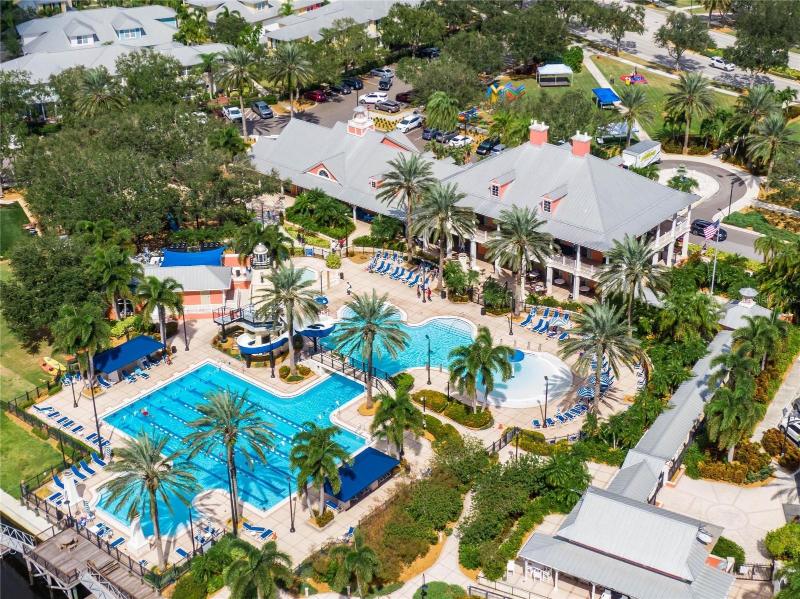 Aerial Pool View