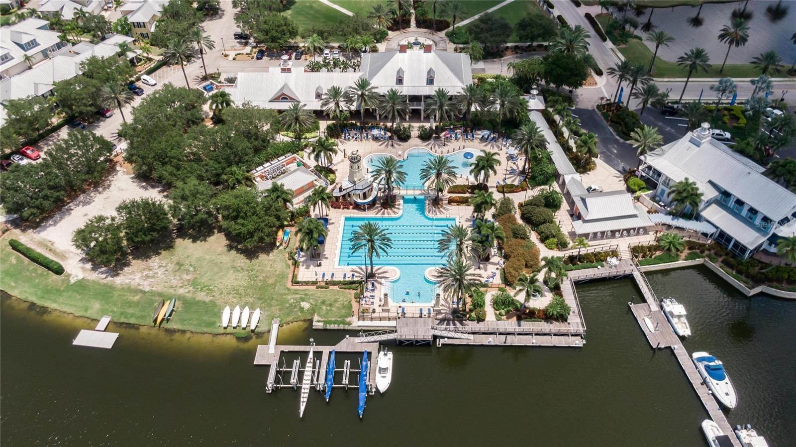 Aerial Pool View