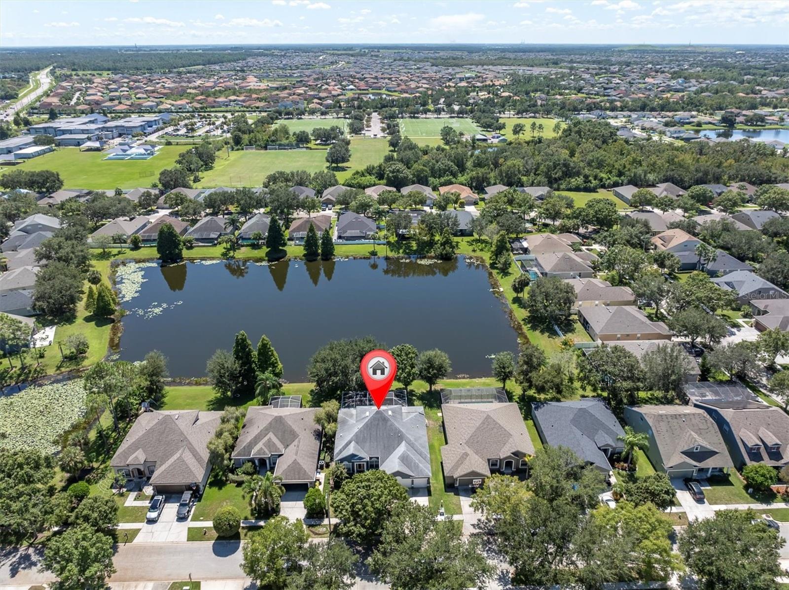 4 bed 4 bath 3 car garage pool home on a lake