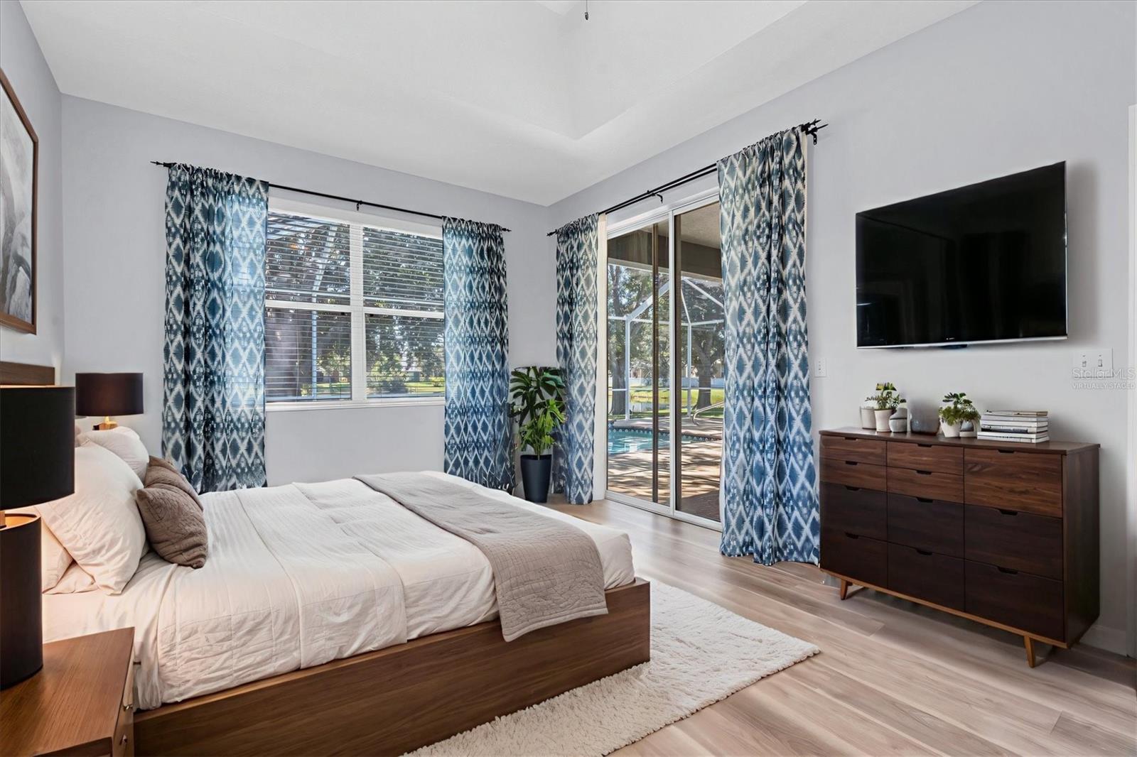 Primary bedroom - Virtually staged