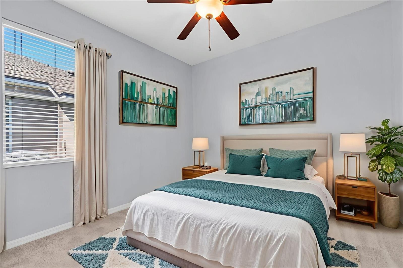 Bedroom 2 - Virtually staged
