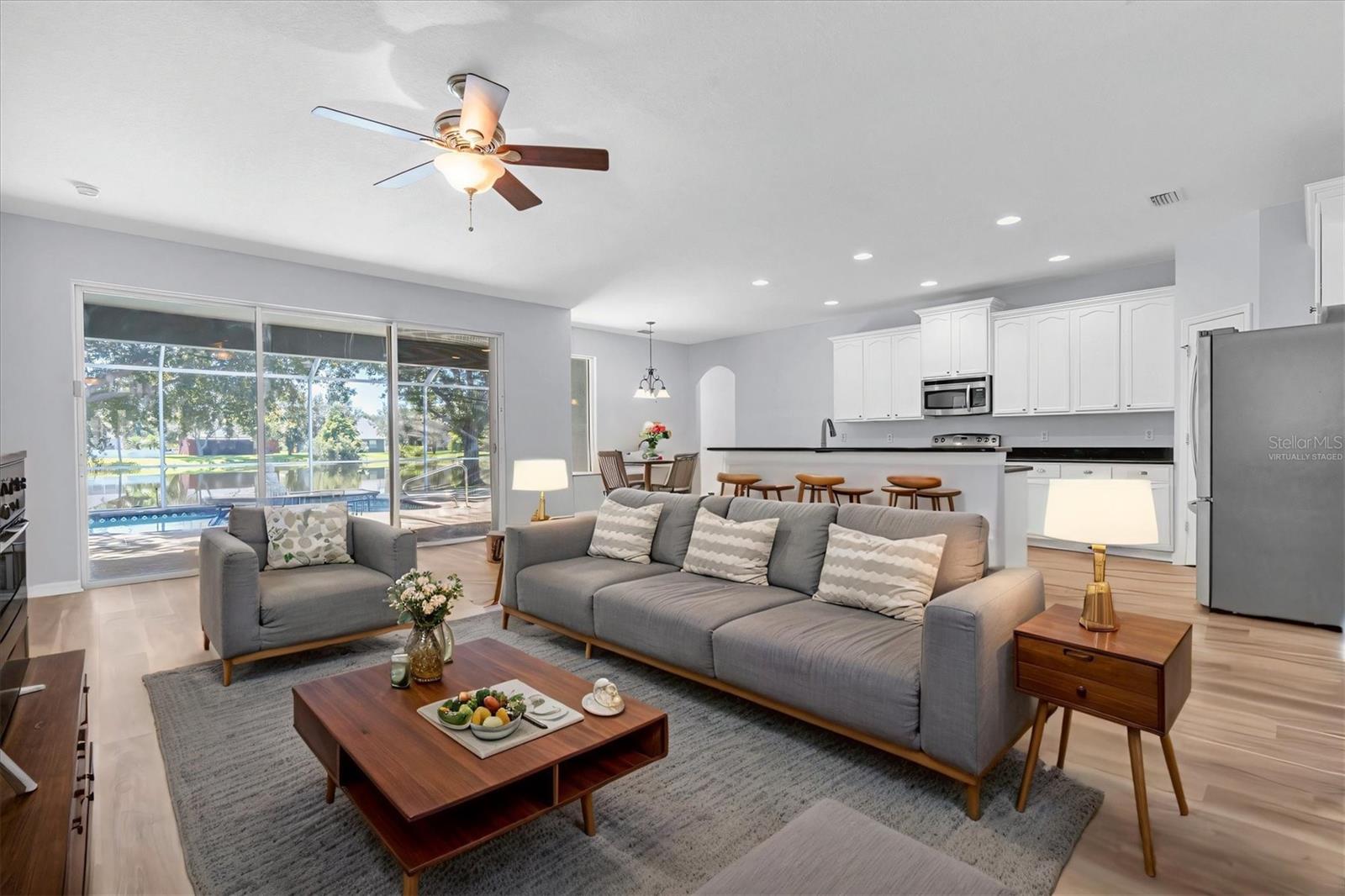 Living room - Virtually staged