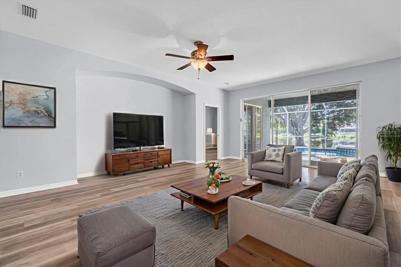 Living room - Virtually staged
