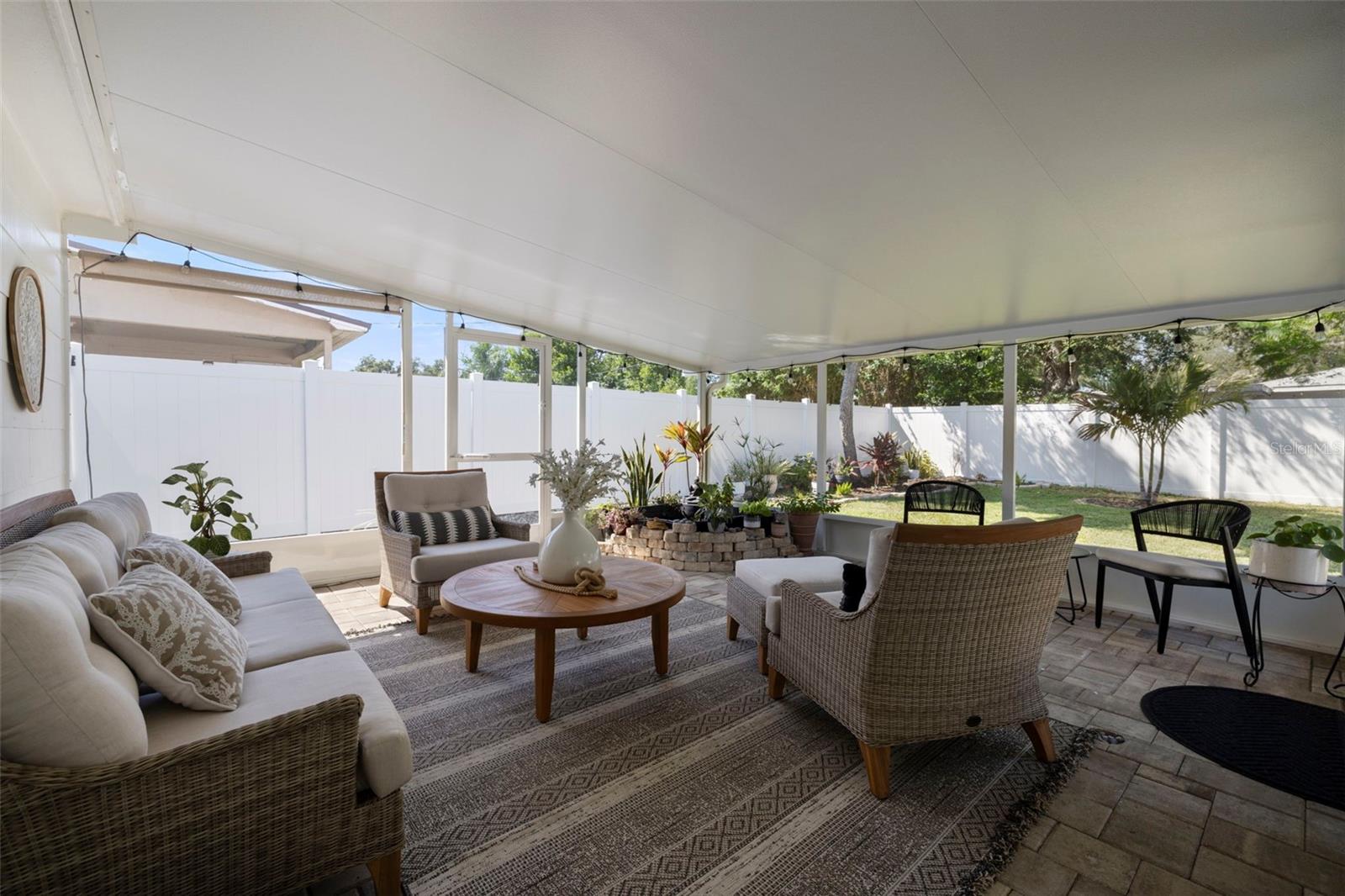 New 18 x 18 screened patio outdoor room for relaxing or entertaining