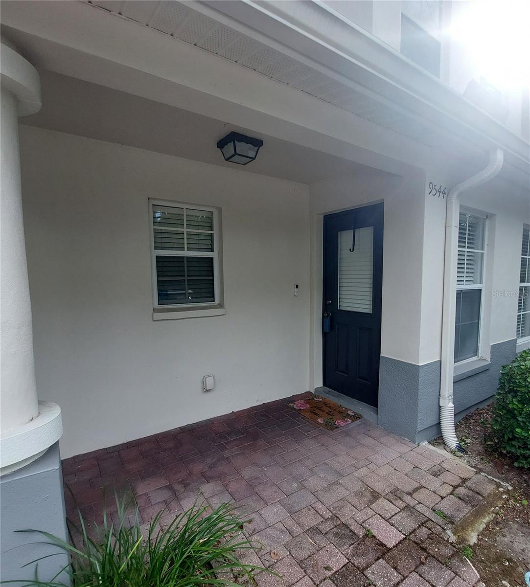 front entry to unit