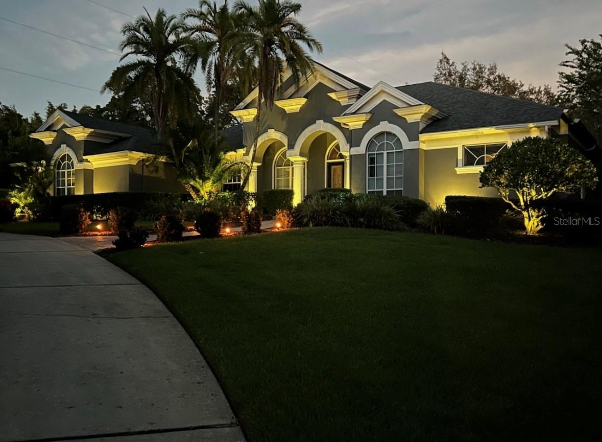 Front Evening Lighting
