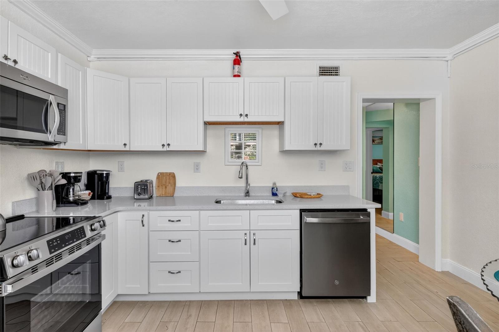 Another view of the kitchen