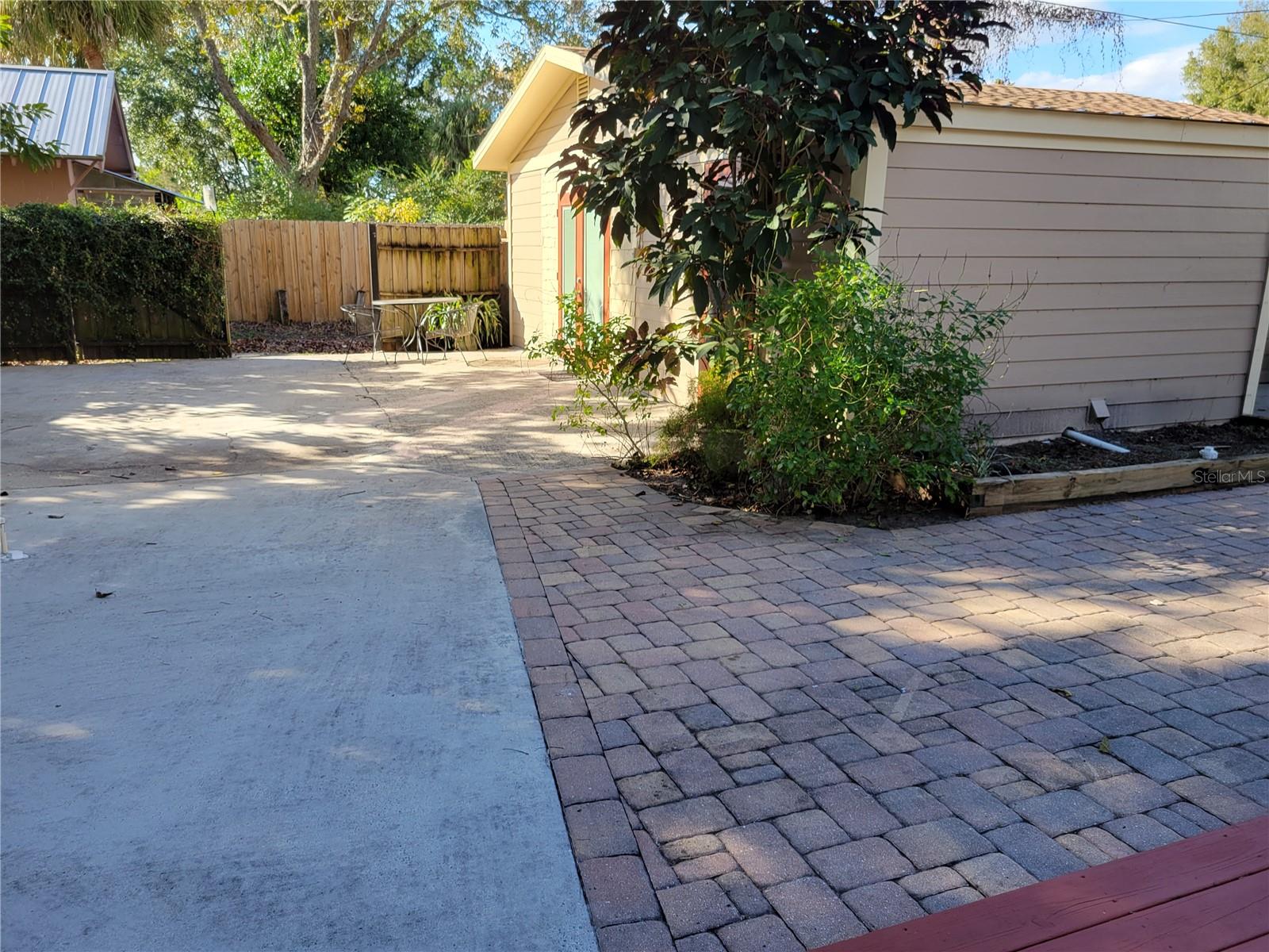 Detached ADU can also be accessed from the rear alley or side yard