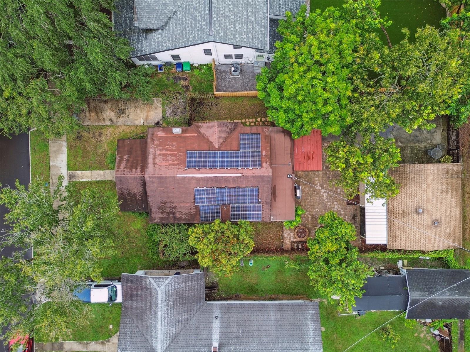 Fully paid for solar panels