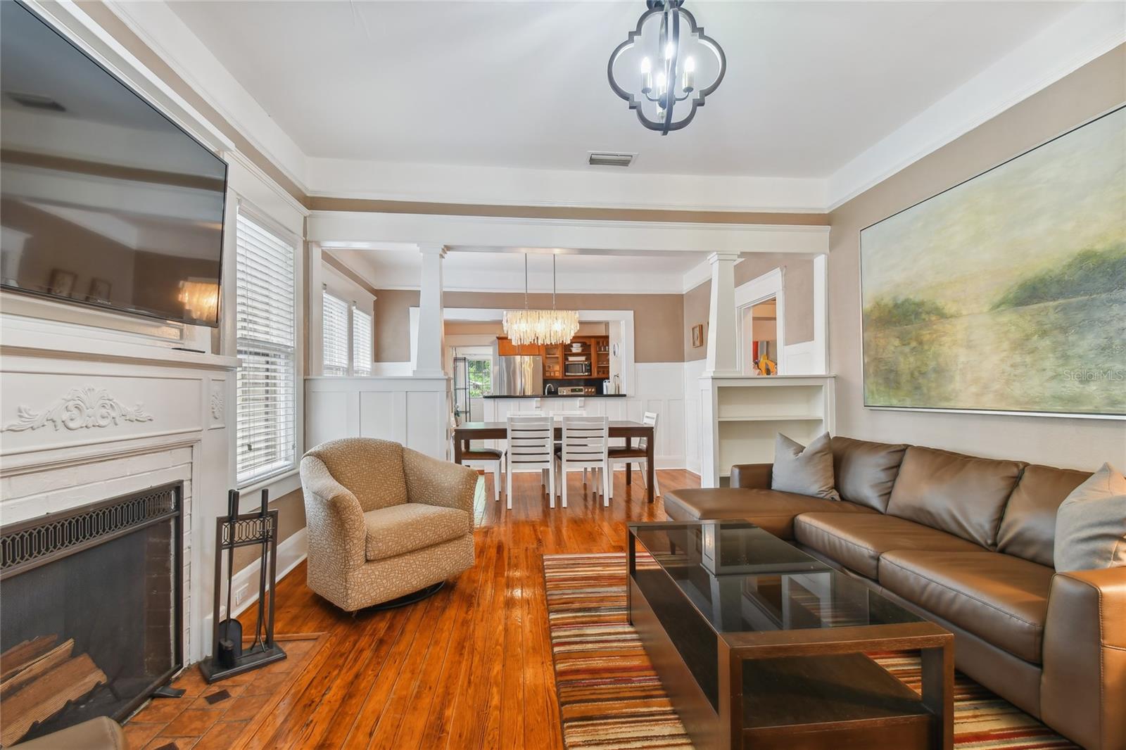 Original built-ins beautifully restored