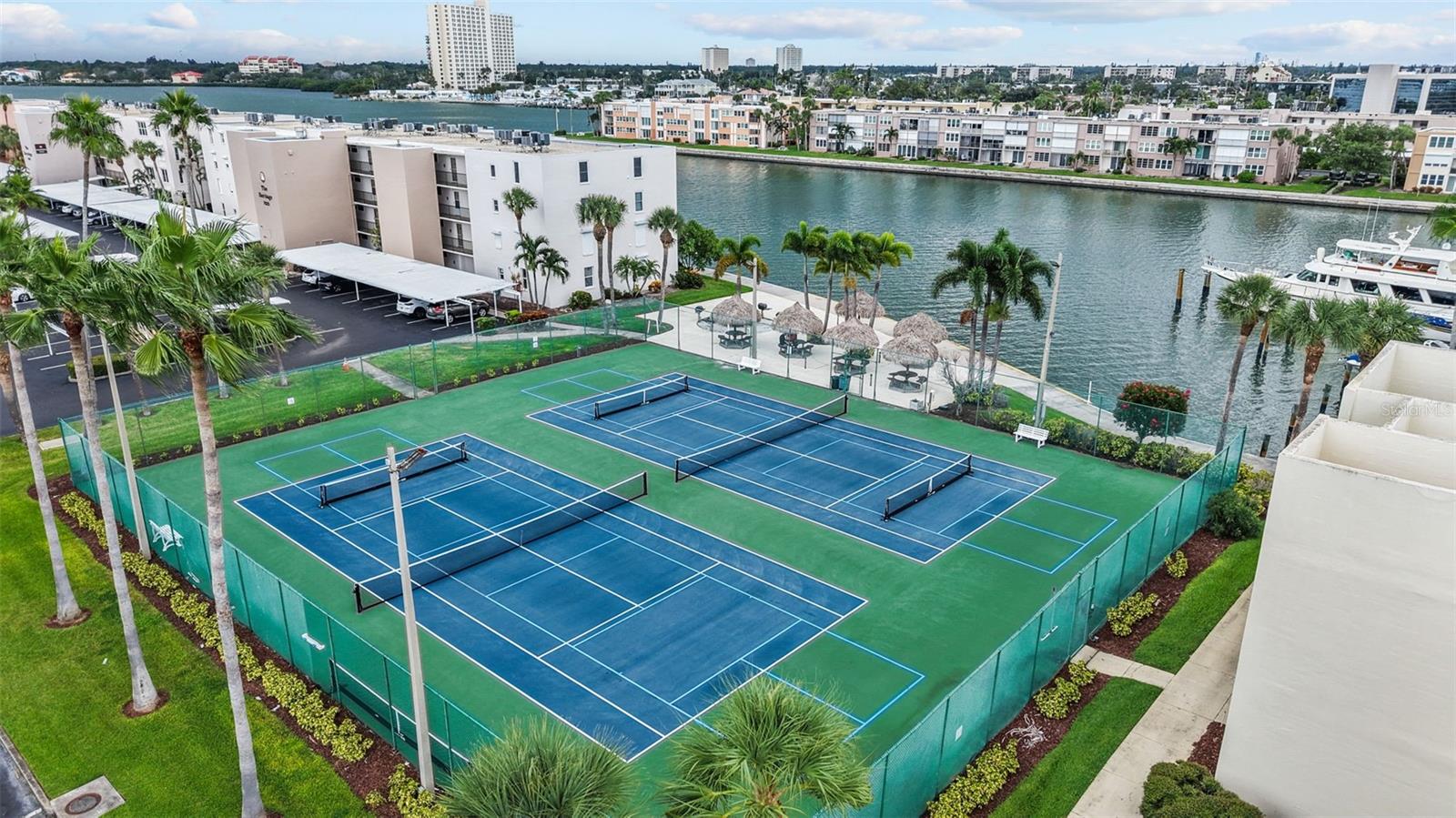 ENJOY A GAME OF TENNIS AND PICKLEBALL WHILE ENJOYING THE VIEWS OF THE BAY!