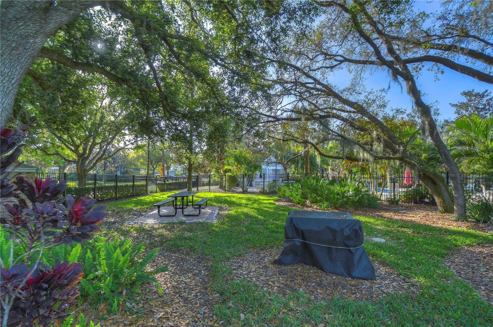 Enjoy grilling with neighbors!