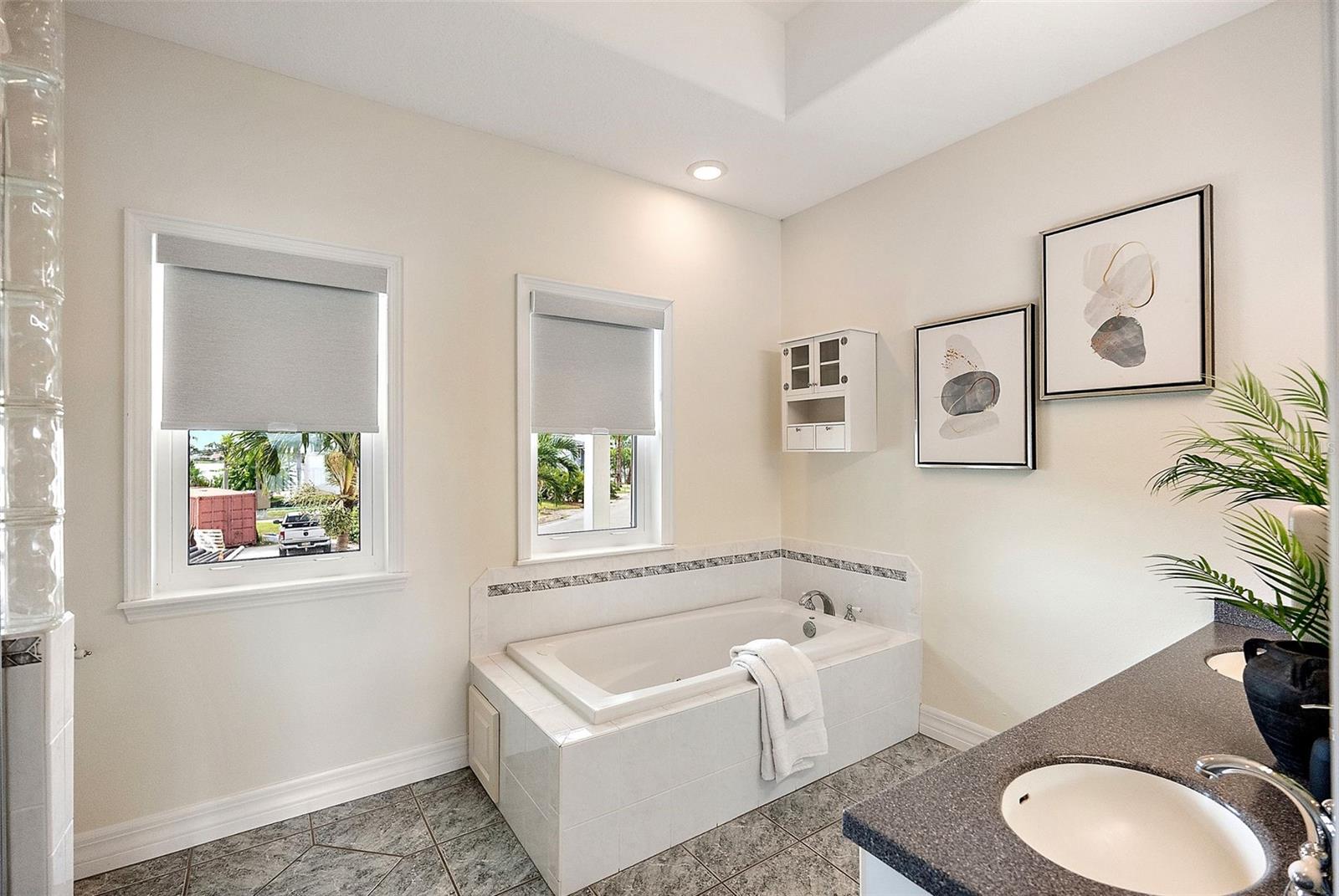 Tub in Guest Suite Bath - 2nd Master BA