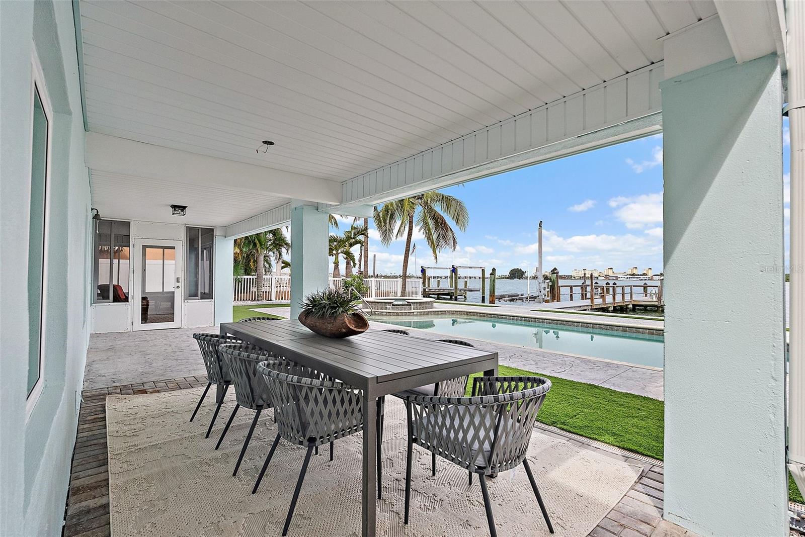 Covered Area Ground Level - off Bonus Room - near POOL