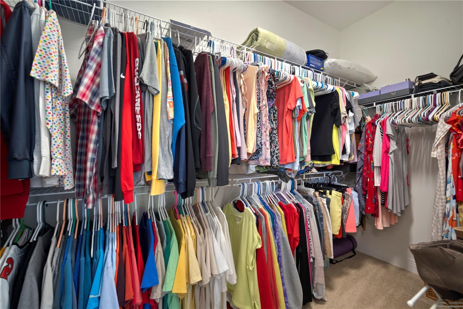 Primary walk-in closet