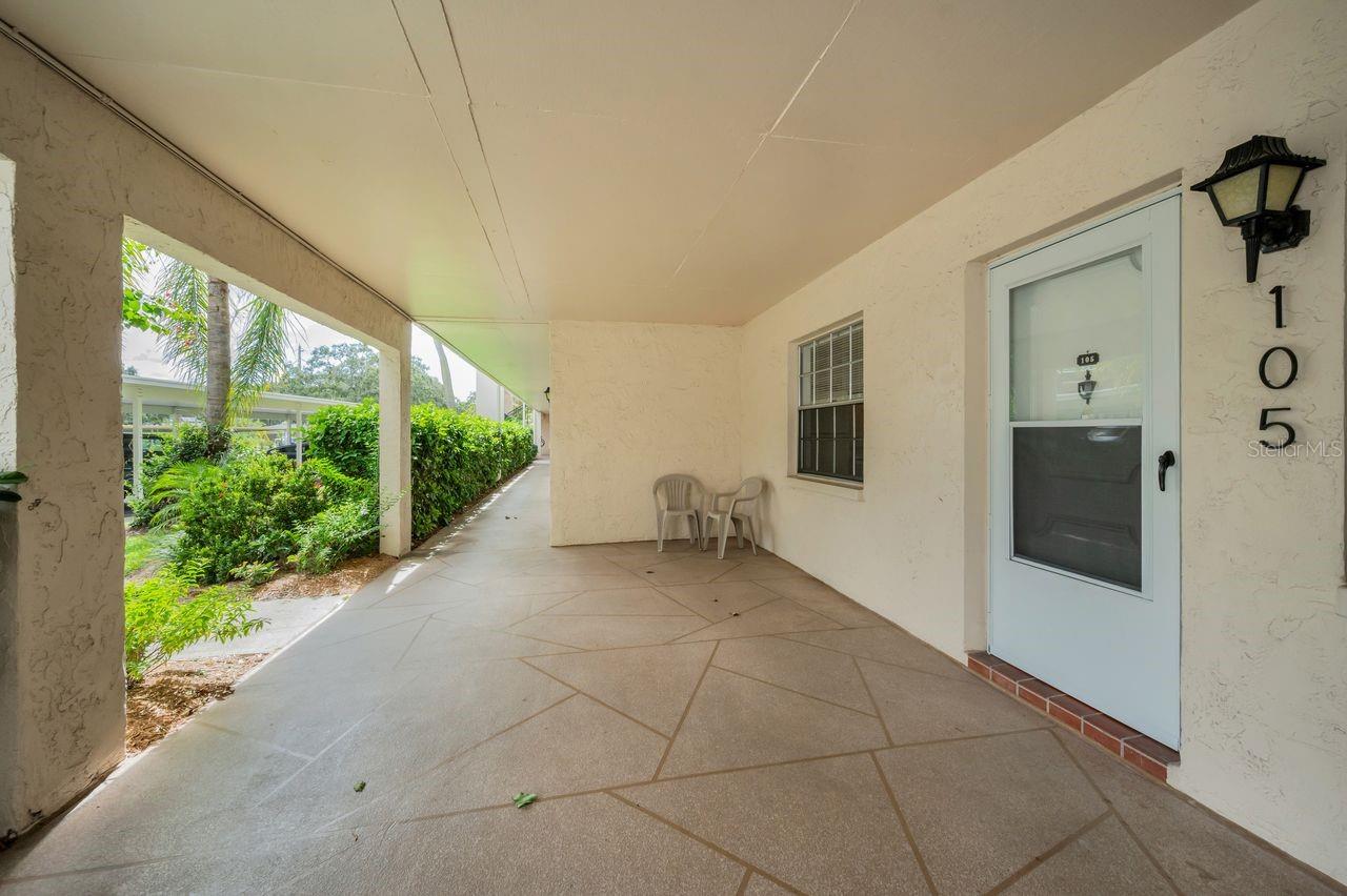 front sitting area