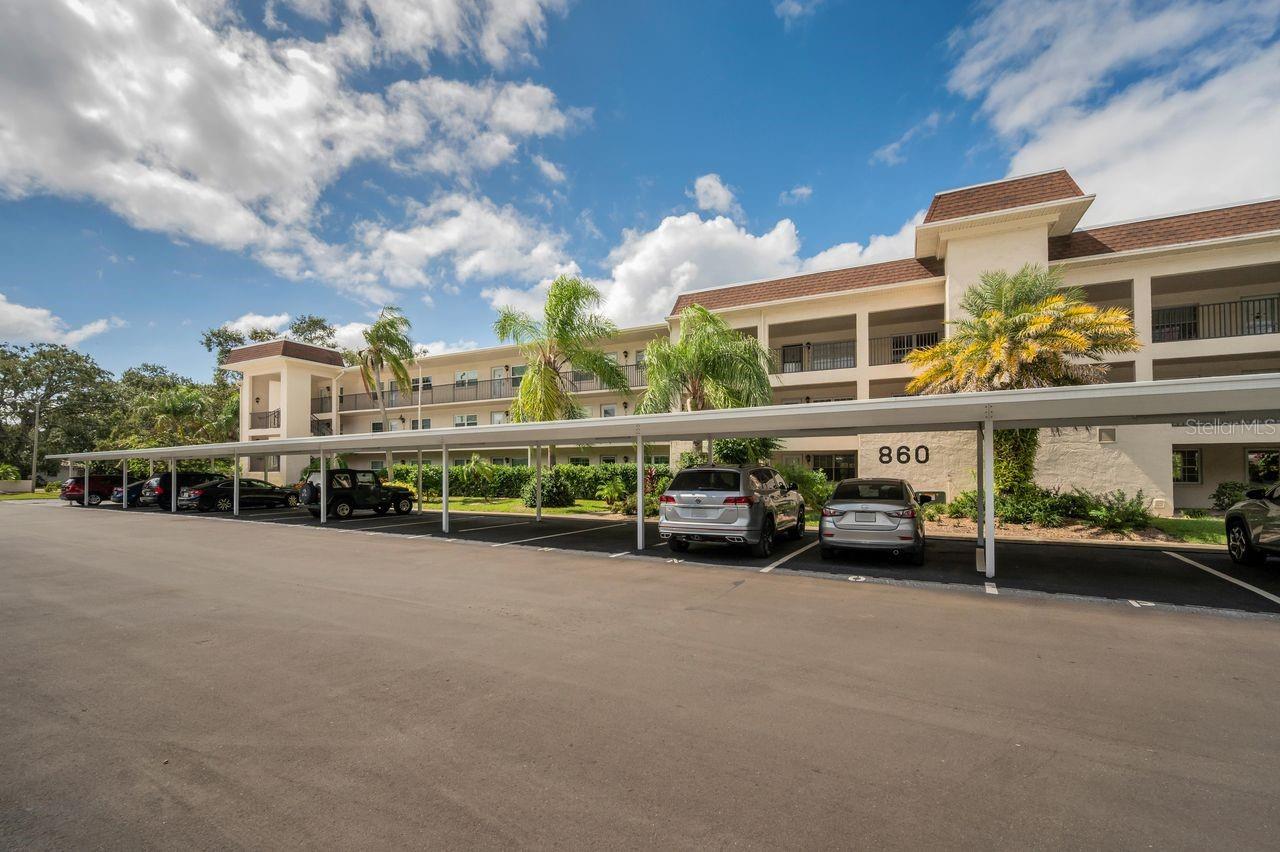 building with carports
