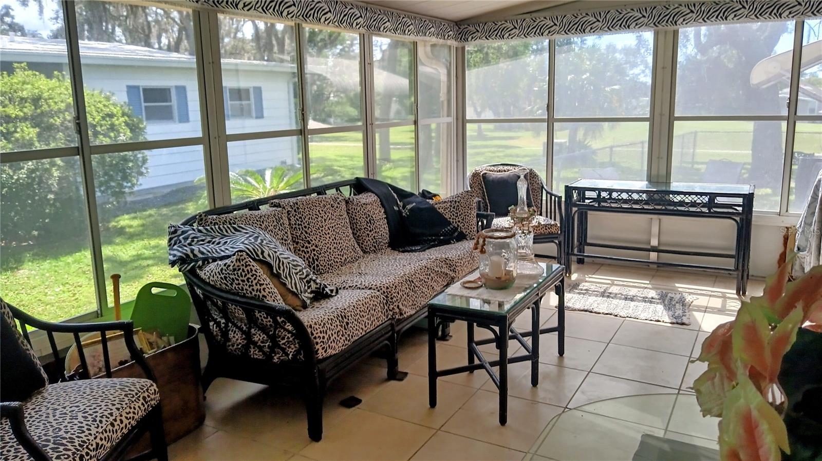 Florida room side porch