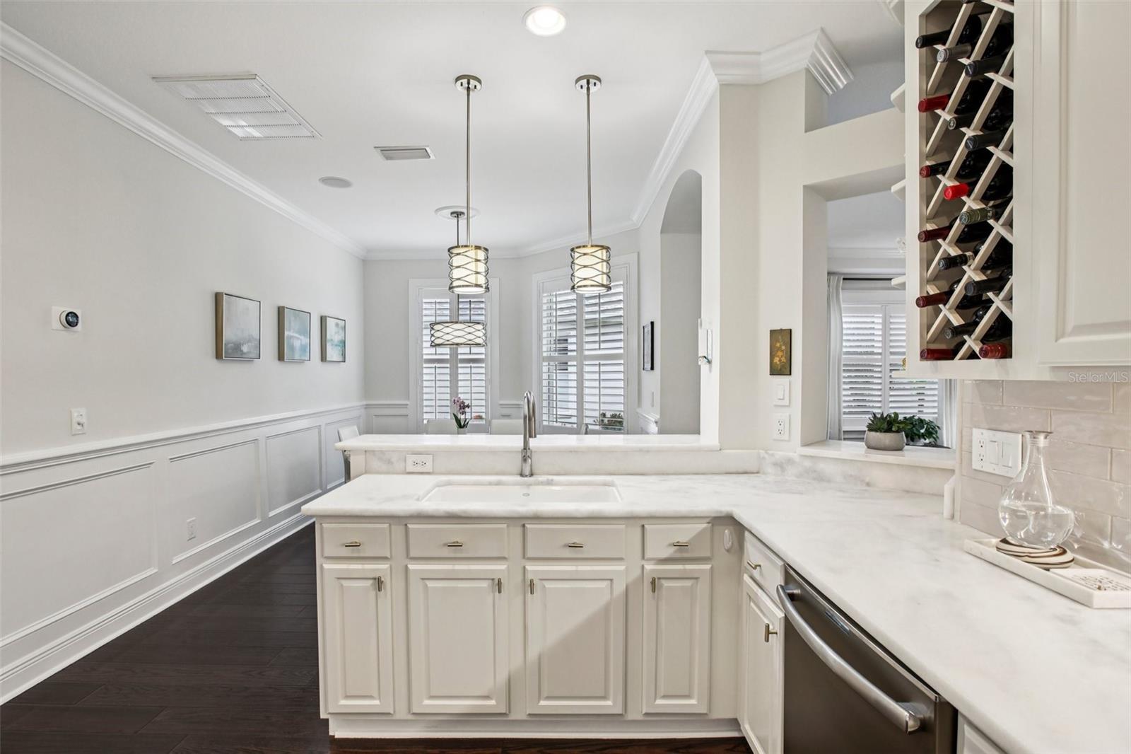 Solid wood cabinets