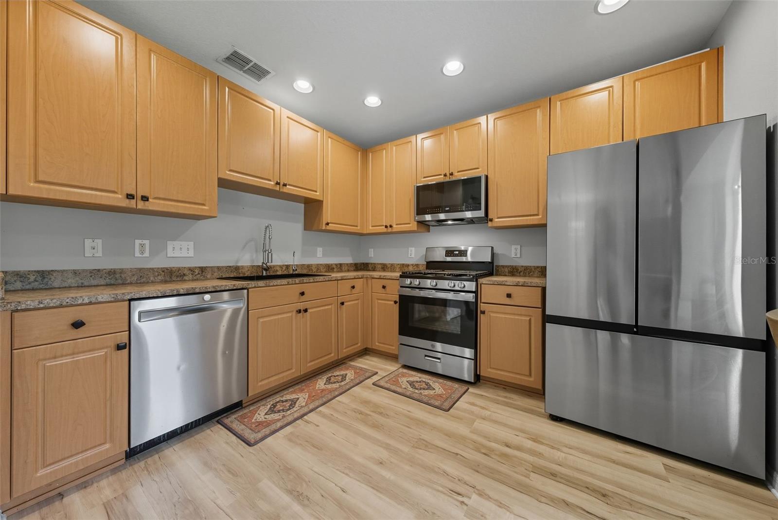 Brand new stainless steel appliances