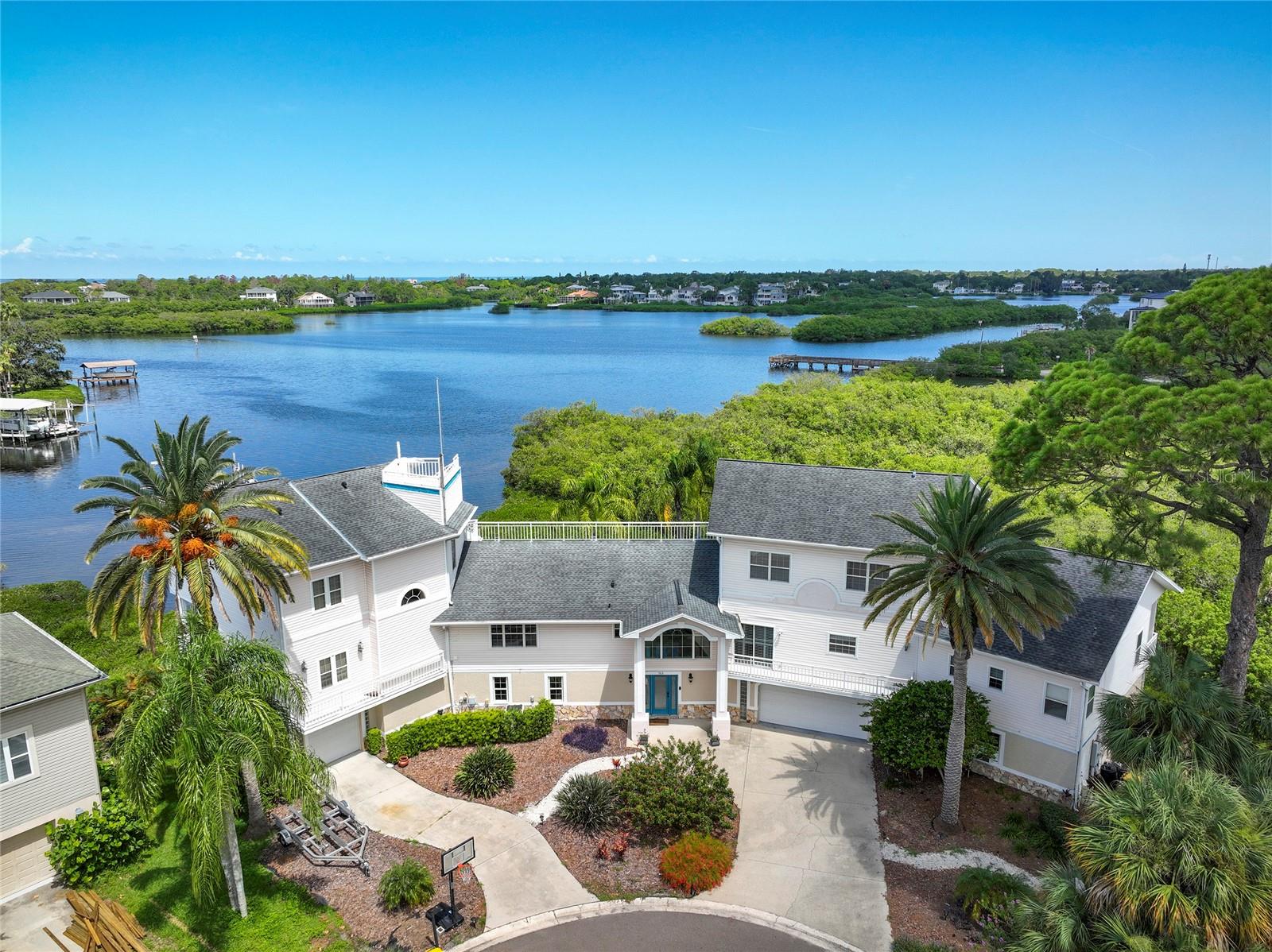 A beautiful waterfront home just minutes to the open gulf!