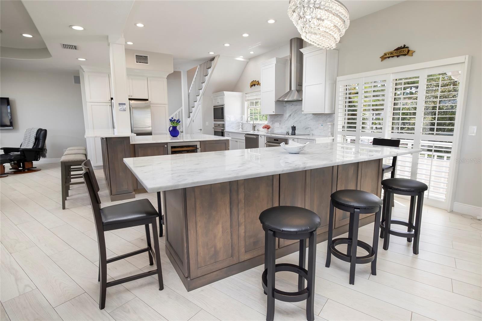 Incredible Kitchen with 2 Islands