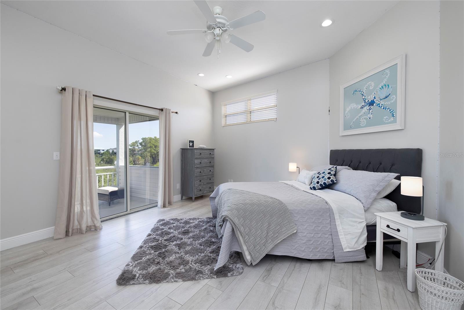 2nd bedroom located on third floor offers balcony access and beautiful views