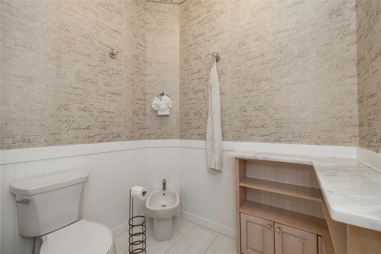 West wing primary bathroom water closet
