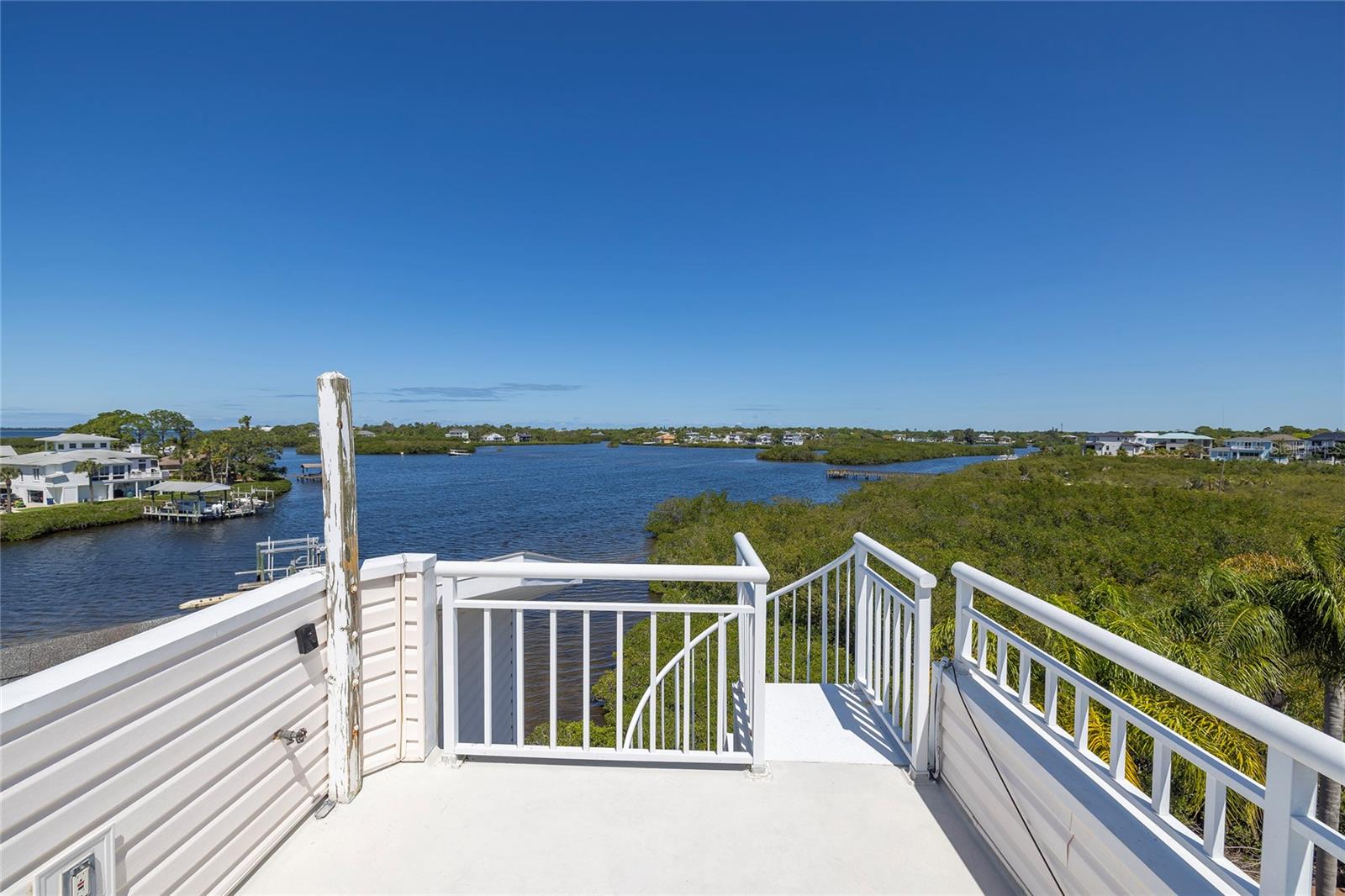 Incredible views from this rooftop deck!