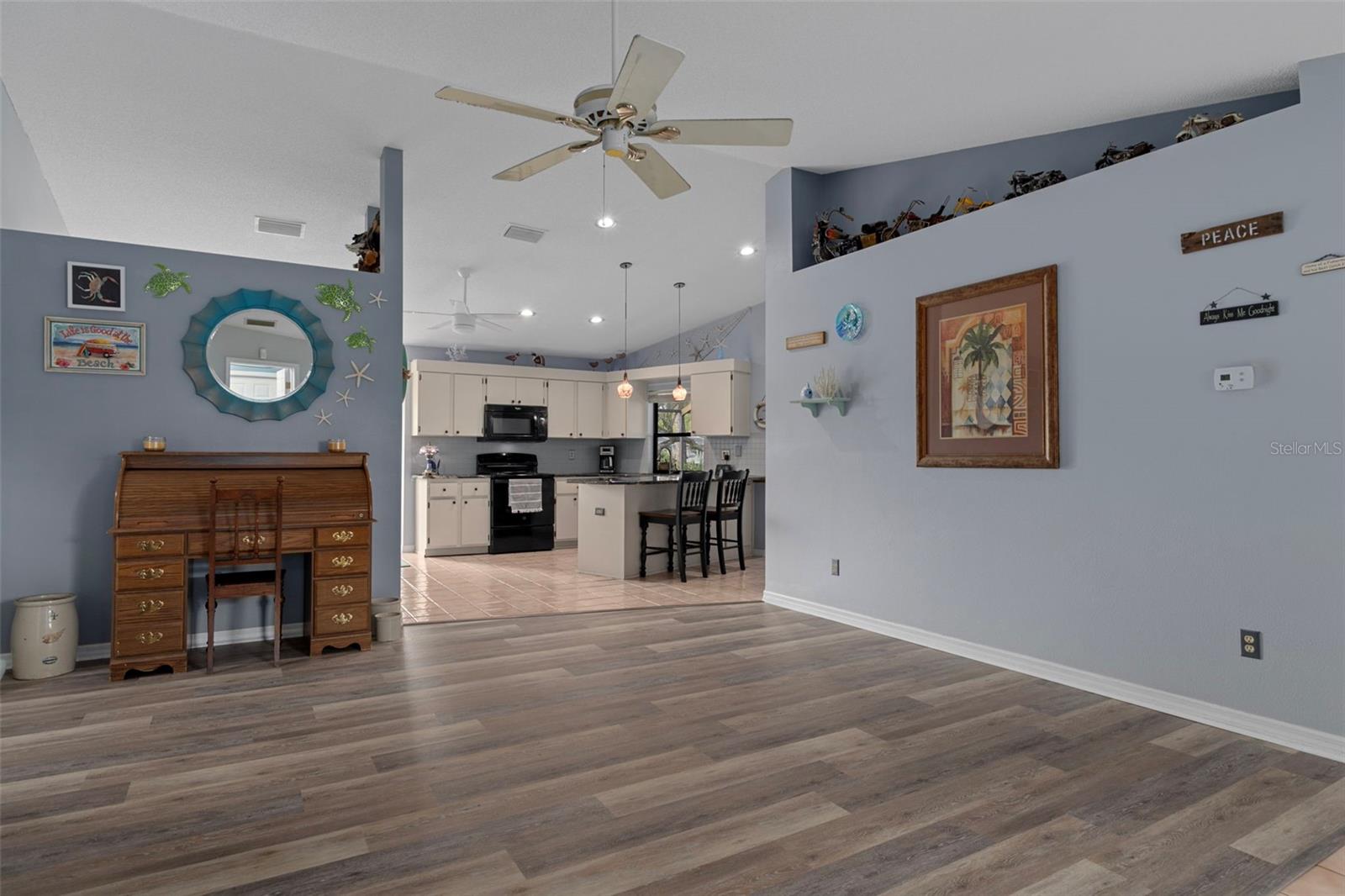 The Family Room is a Relaxing Space