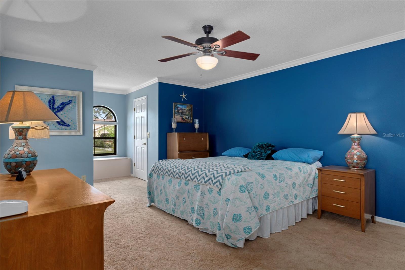 The master bedroom is very spacious