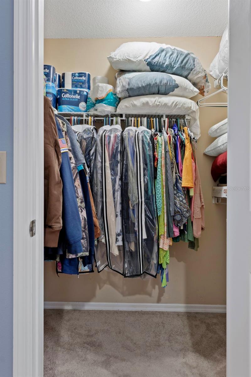 Here is the second walk -in closet