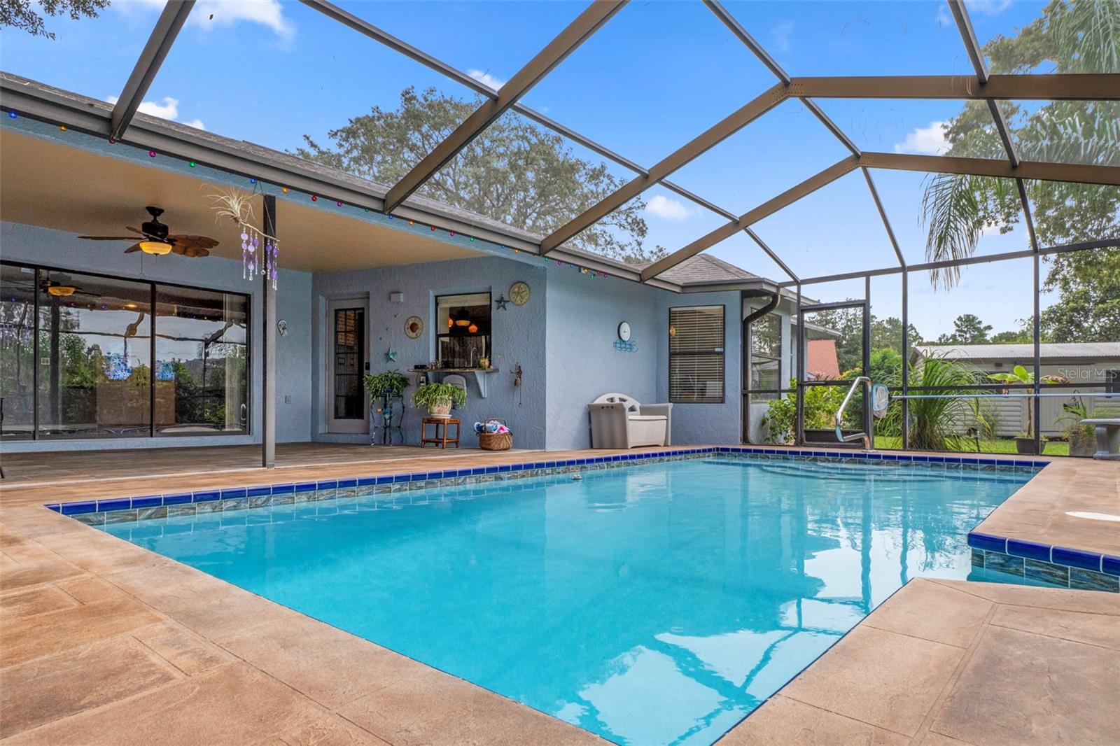 The pool is great for swimming laps or for just relaxation