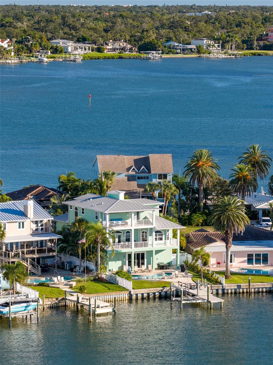 Protected harbor yet minutes to the Gulf of Mexico via the Intracoastal Waterway.