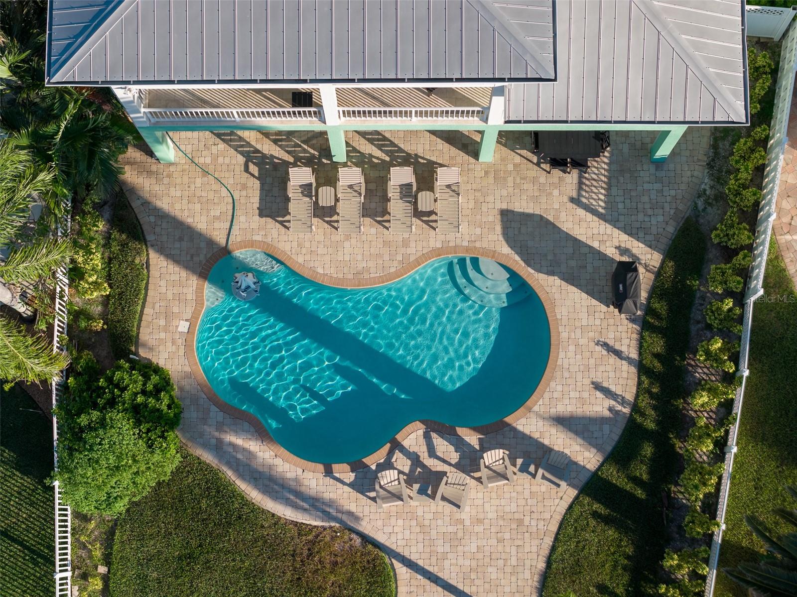 A dip in the heated pool on cooler nights or sunbathe in bliss in the very private pool and deck area, the outdoor environs are "sunsational!"